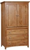 image of Alder Shaker Armoire