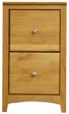 image of Alder 2 Drawer File Cabinet